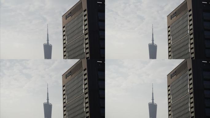 2023广州海珠磨碟沙建筑群广州塔