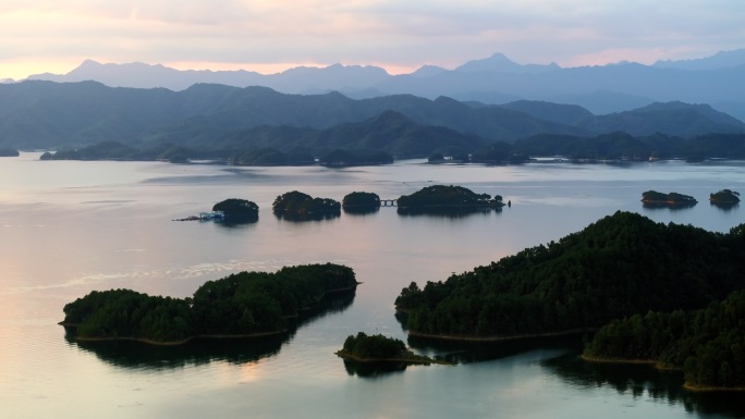 杭州淳安千岛湖风光