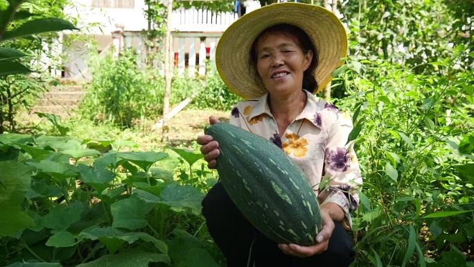 笑脸农民笑容幸福希望丰收农业乡村振兴乡村