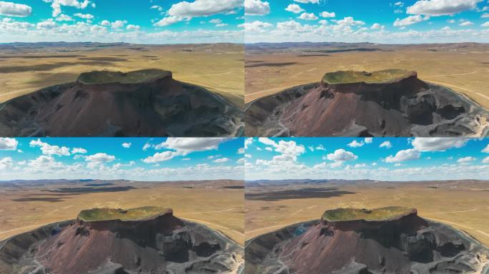 4K延时航拍内蒙古乌兰哈达火山公园