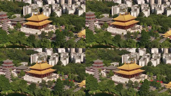 4K航拍广西柳州文庙