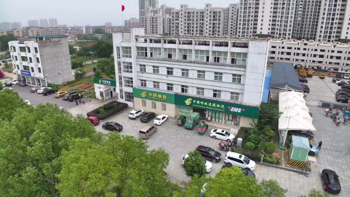 咸宁崇阳县邮局供电街景