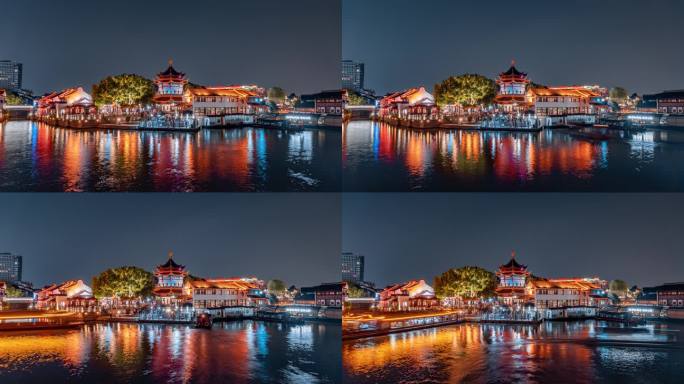 苏州七里山塘夜景