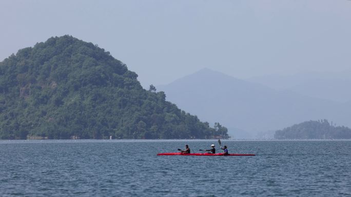 亚运会项目皮划艇备战训练