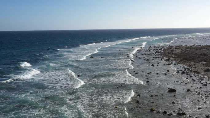 三沙羚羊礁海浪