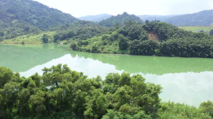 翠峰岩风景区郑成功纪念馆航拍