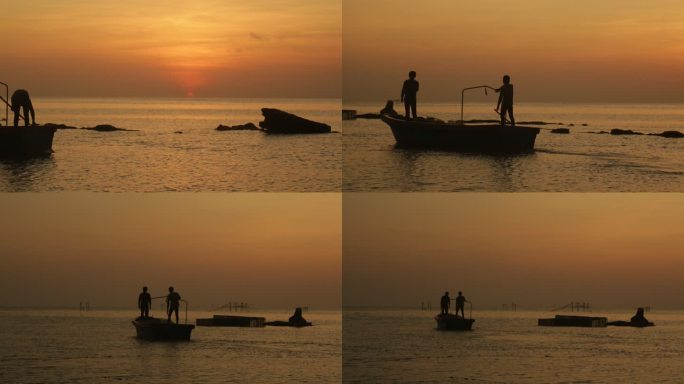 三沙渔民 渔民出海