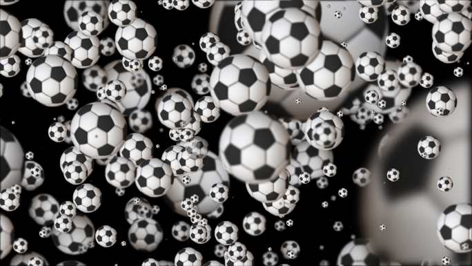 足球粒子 足球冲屏