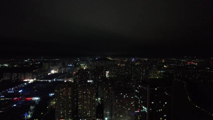 合集安徽蚌埠夜景航拍