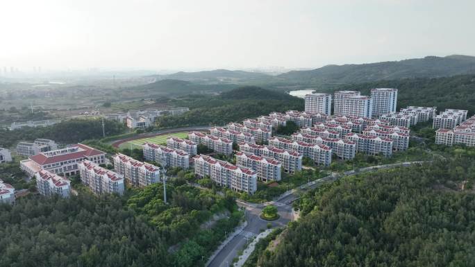 厦门大学航拍校园建筑风光学校风景教学楼