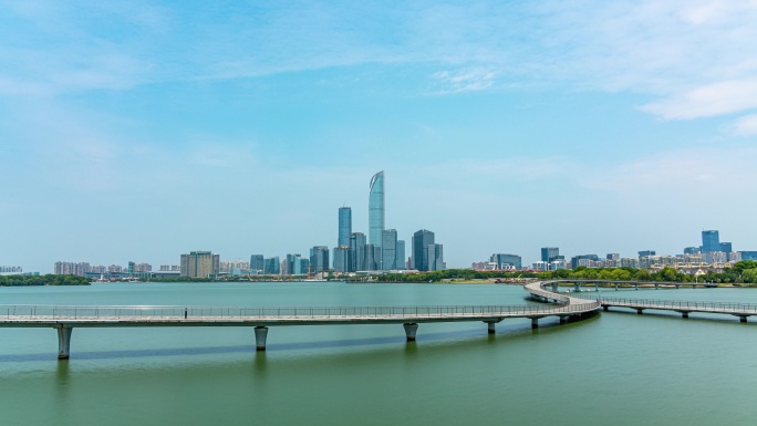 苏州金水湾栈桥日景