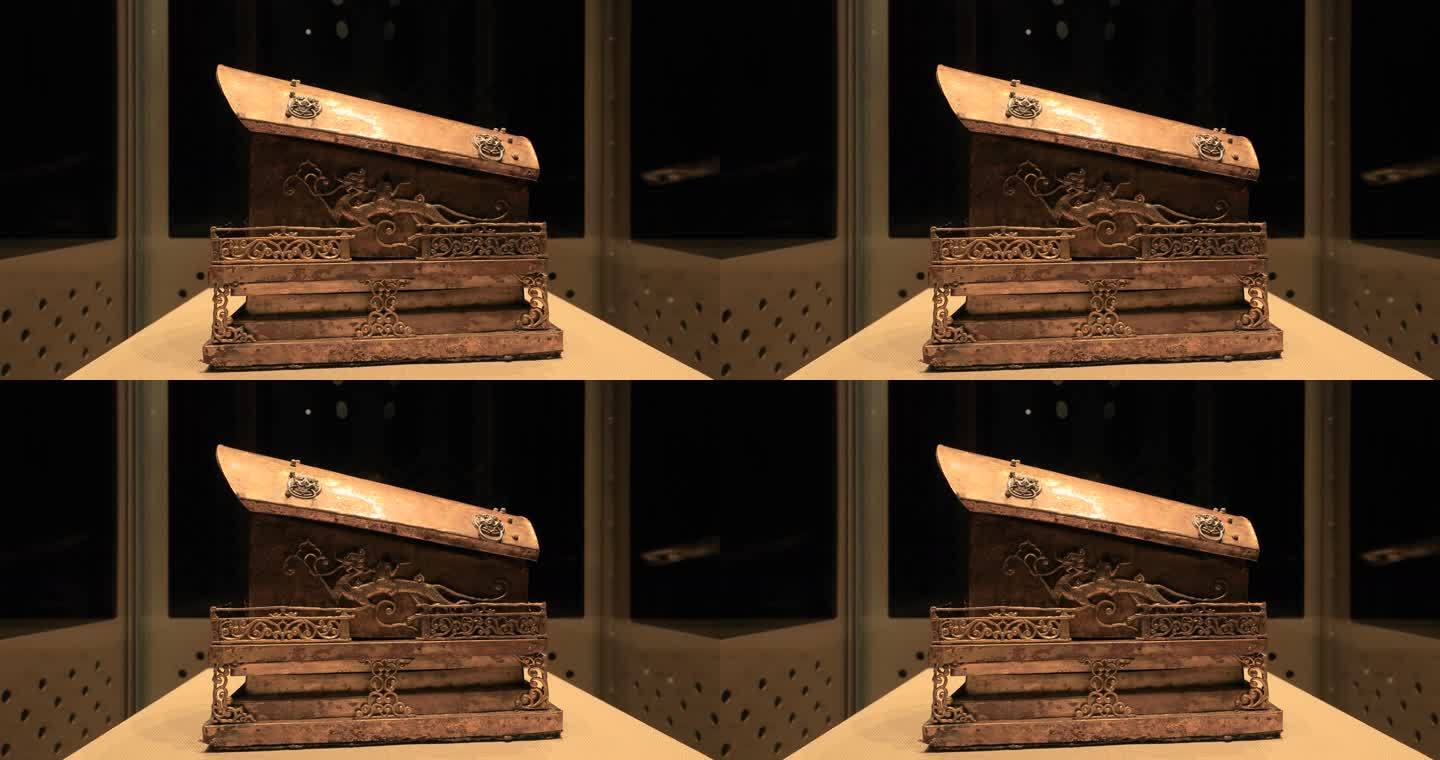 4K拍摄棺椁唐代山西博物院藏品