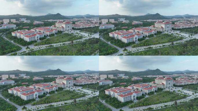 厦门大学航拍校园建筑风光学校风景教学楼