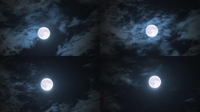 十五圆月 月亮 升起 中秋视频