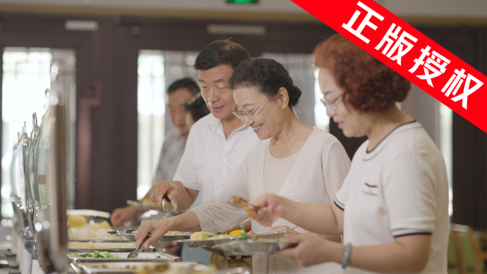 幸福食堂 养老院吃饭 老年食堂