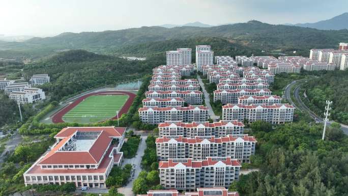 厦门大学航拍校园建筑风光学校风景教学楼