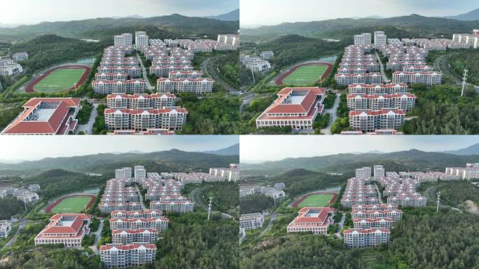 厦门大学航拍校园建筑风光学校风景教学楼