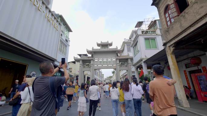 潮州牌坊街潮州建筑人文市井潮州文化人流4