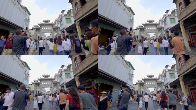 潮州牌坊街潮州建筑人文市井潮州文化人流4