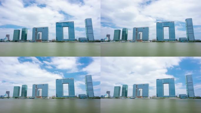 广州地标建筑城市延时摄影