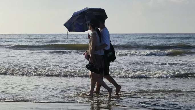 大海水面波光波光粼粼日光海面浪漫大海