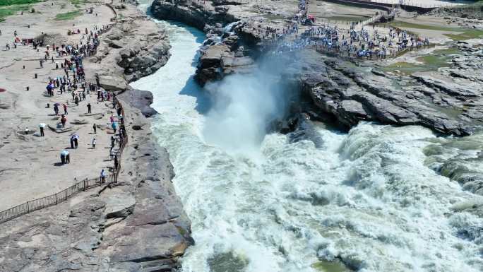 黄河黄河壶口瀑布江河山河河流奔腾河流