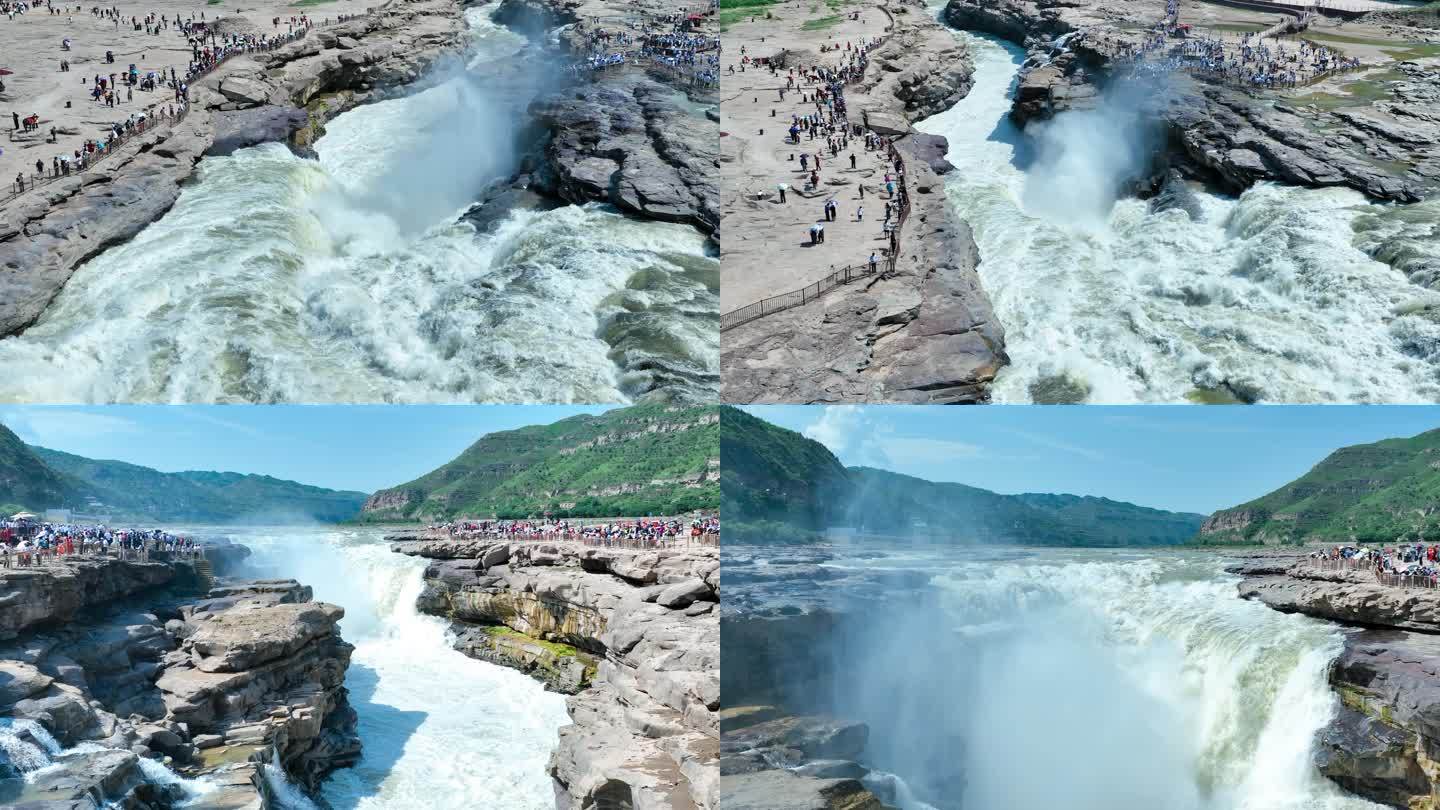 黄河黄河壶口瀑布江河山河河流奔腾河流