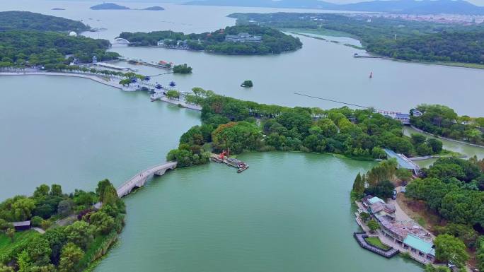 4K无锡滨湖区 蠡湖景观 生态宜居