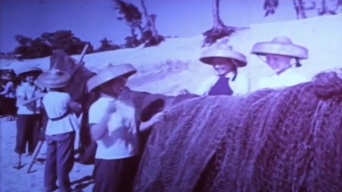70年代海南岛渔民生活影像1