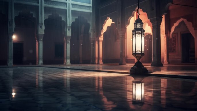 斋月灯笼背景圈伊斯兰建筑结构珍贵文物探秘
