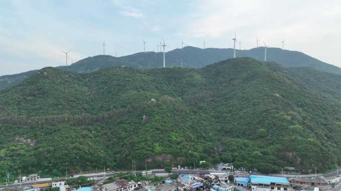 珠海高栏港航拍狂飙拍摄地角度3带风车山