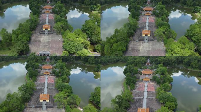 顺化市鸟瞰图，这是一个非常著名的旅游目的地