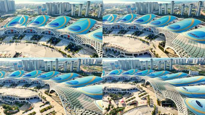 昆明滇池国际会展中心航拍