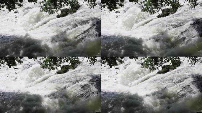 黄果树瀑布贵州激流河水