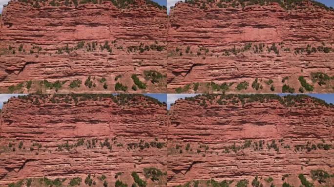风景秀丽的砂岩和石灰岩峡谷在犹他州峡谷