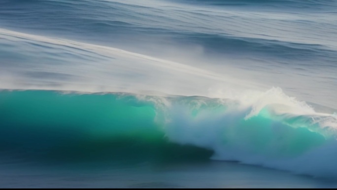 慢镜头海浪