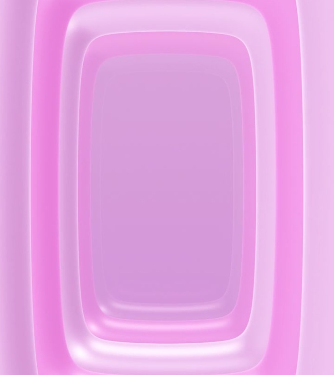 垂直视频粉红色渐变卡通矩形帧隧道循环动画背景