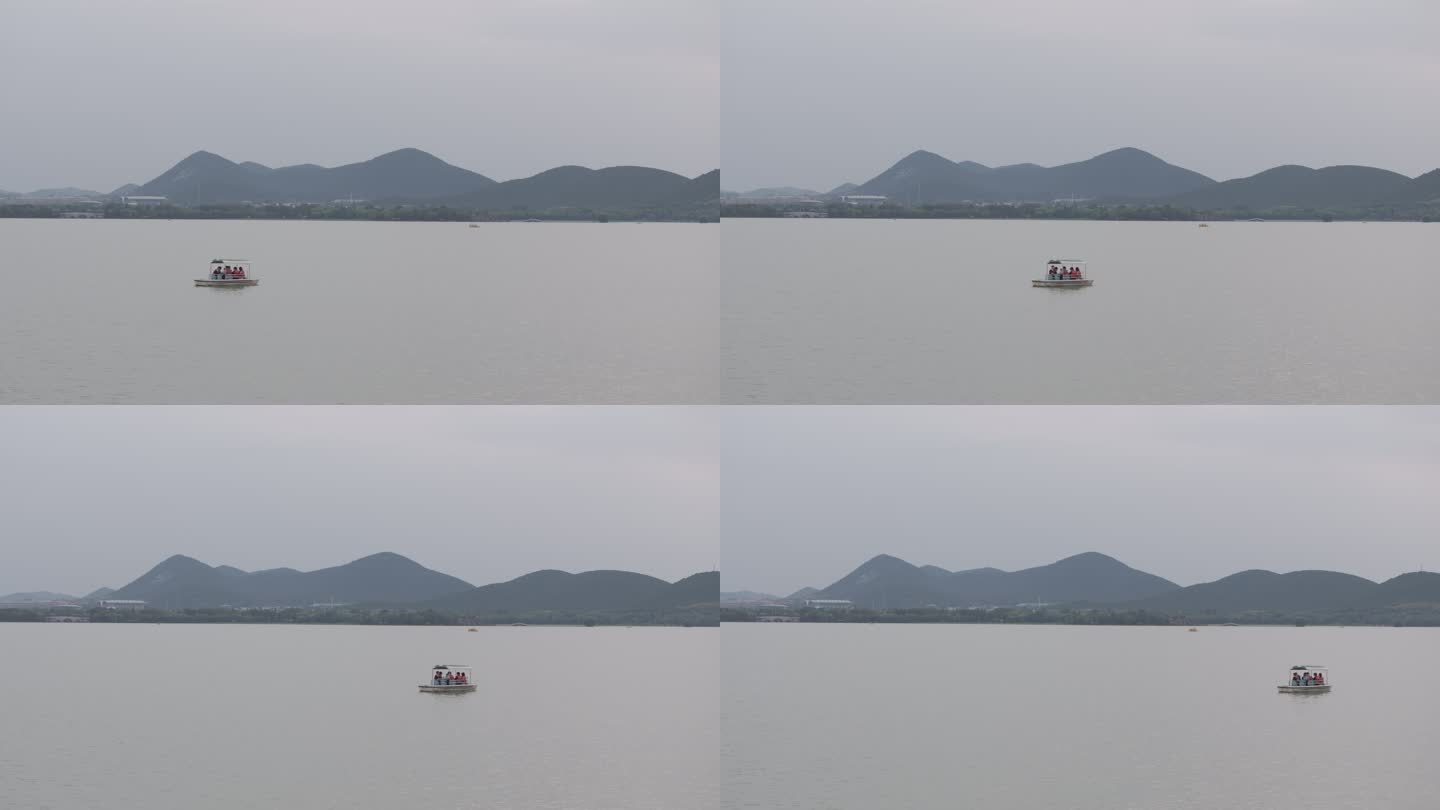 云龙湖徐州城市游客游船4Klog灰片