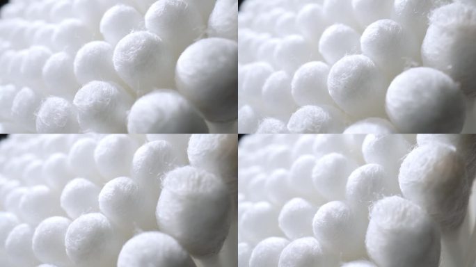 宏观视频展示了棉花芽的复杂细节