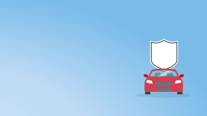 汽车护栏防护罩标志，碰撞保险标志，汽车服务。