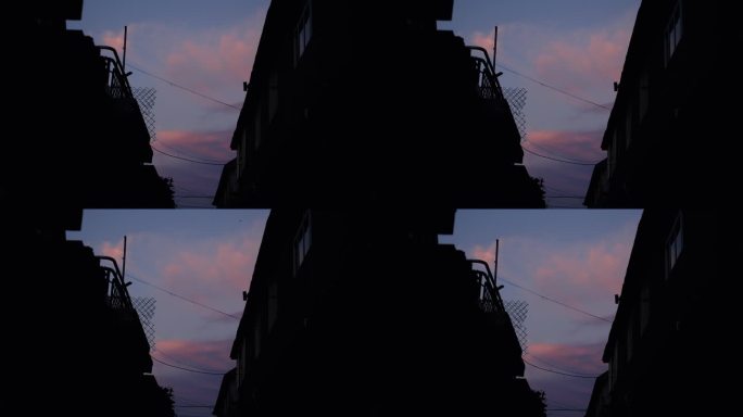 落日情绪城市天空治愈4K超高清短视频素材