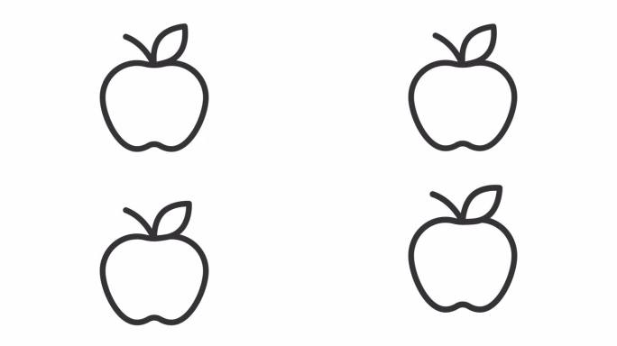 苹果动画图标