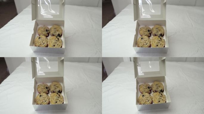 自制蓝莓松饼礼盒