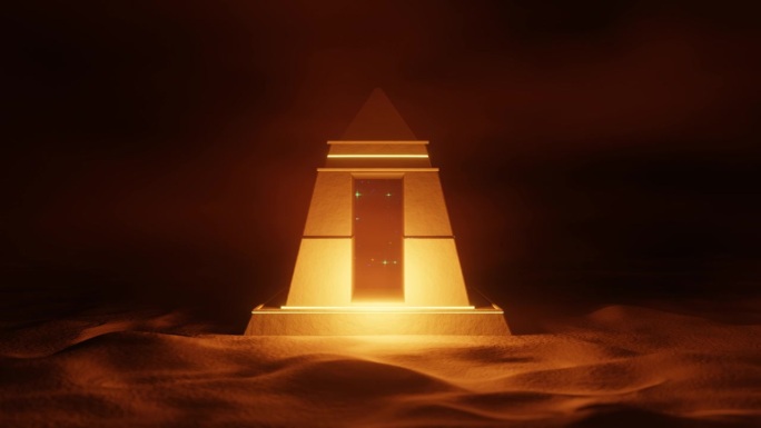 通往超世界的神秘金字塔入口