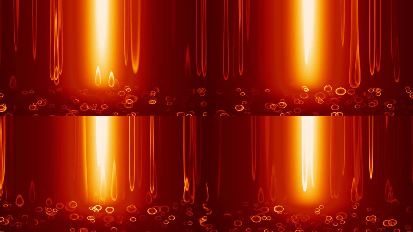 点红点橙光点落粒子图案振荡，可视化波技术数字表面背景