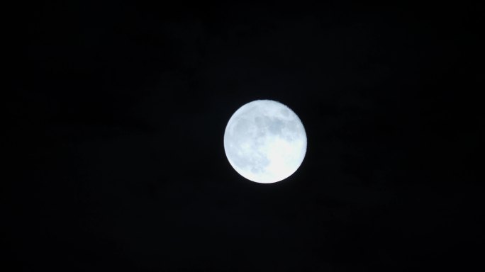 长焦拍摄月亮