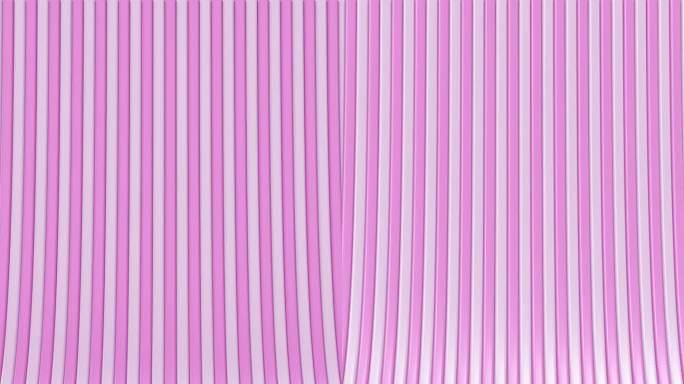 垂直视频粉红色和白色光滑的复古线条循环动画背景