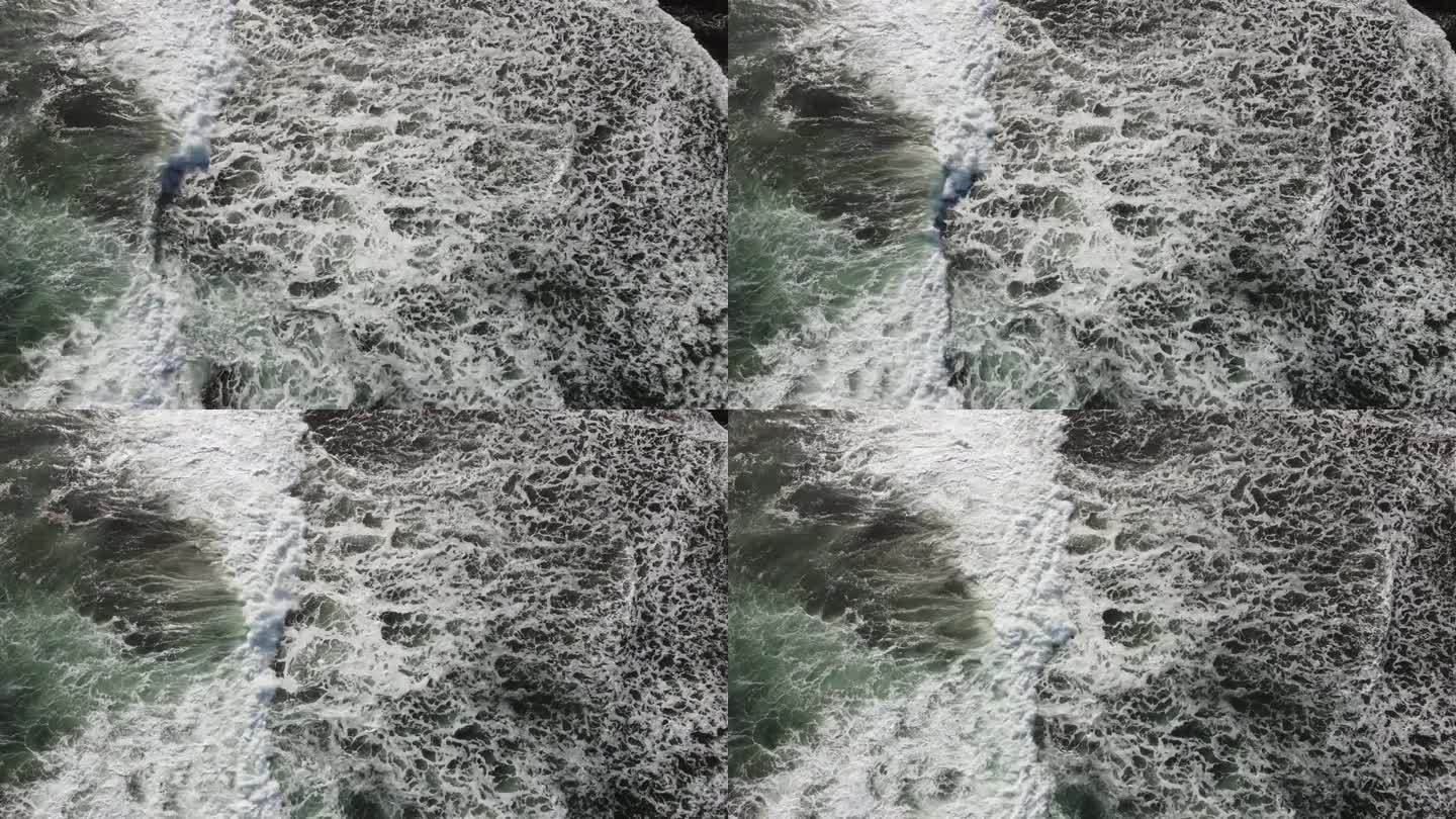 冲浪者的天堂——苍谷惊心动魄的海浪鸟瞰图