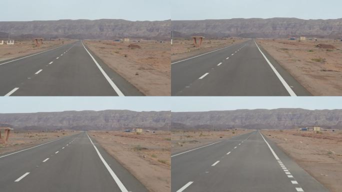 穿越西奈沙漠地区的公路旅行