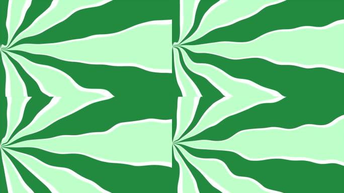 绿色双色调波浪图案简单的最小背景